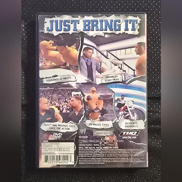 Used Sony 2 WWE SmackDown! Just Bring It - Black